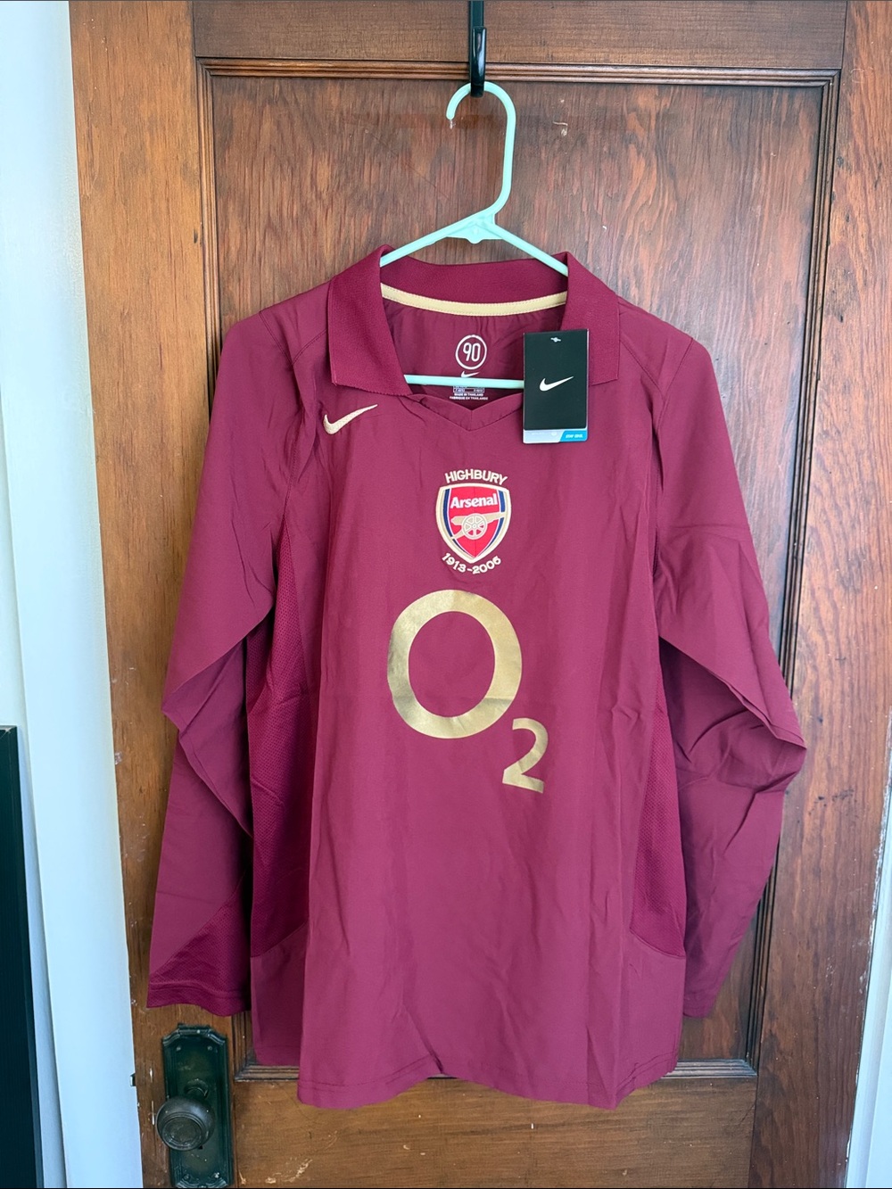 Nike 2005/06 Thierry Henry Arsenal Home Jersey, long sleeve - Size M